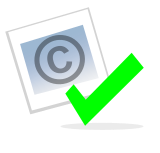 Datei:Checked copyright icon.svg
